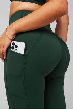 Concentrate 2-Piece Outfit Fabletics green/green female Activewear >> Womens >> Outfits regular Womens Outfits, Hip Pads, Warm Leggings, Winter Leggings, Workout Outfit, Pocket Leggings, Sell Out, Active Wear For Women, Stay Warm