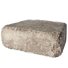 a stone block is shown on a white background