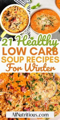 21 healthy low carb soup recipes for winter