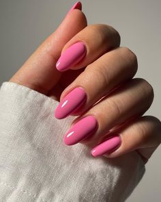 esmalte-rosa No Chip Nails, Boho Nails, Solid Color Nails, Casual Nails, Pink Nail, Neutral Nails, Fabulous Nails, Classy Nails, Chic Nails