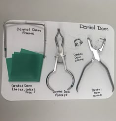 Dental Student Tray Practice Setup Dentist Assistant Study Guides, Sterilization Technician Dental, Root Canal Tray Set Up, Tray Set Up Dental, Dental Instruments Names, Dental Tray Setup, Dental Tools Names, Dental Assistant Aesthetic