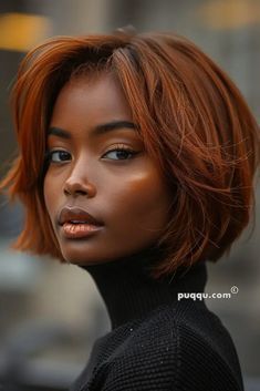 Fall Bobs Short Hair, Short Wigs Hairstyles, Short Hairstyle Natural Hair Black Women, Black Women Bobs Haircuts, Haircut For Long Faces, Weave Bob Hairstyles For Black Women, Short Bob Hairstyles Black Women, Black Hair Bob Haircut