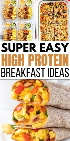 super easy high protein breakfast ideas