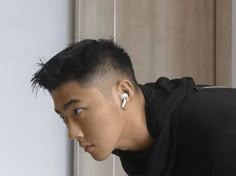 Big Head Hairstyles Men, Coma Hair Men, Asian Buzzcut Men, Asian Taper, Filipino Haircut, Old School Hairstyles, Mens Haircuts Thick Hair, Quiff Hairstyles Men