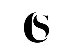 the letter s is made up of black curved lines