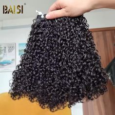 hairbs 8A Brazilian Virgin Hair BAISI 10A Hair Weave Virgin Hair Burmese Pixie Curly Natural Color Hair, Curly Bundles, Brazilian Weave, Trendy Bob Hairstyles, Double Drawn Hair, Pixie Cut Wig, 360 Lace Wig, Celebrity Hair Stylist, Hair Texture