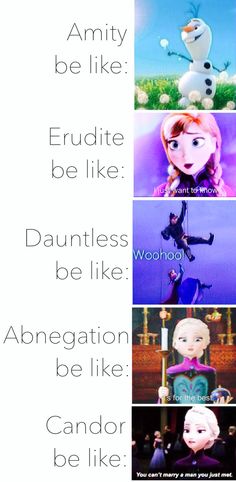 an image of frozen princesses and their names