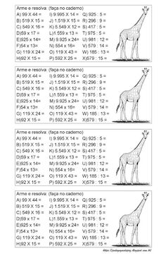 the giraffe is shown in three different ways to learn how to solve it