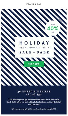 the holiday sale is on and it's up to 40 % off with this coup