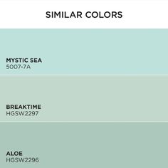 the shades of blue and green are shown in this color scheme for similar colors, which is