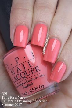 Opi California Dreaming, Nail Colour Ideas, Opi Polish, Makeup Nails Designs, Pedi Ideas, Pretty Nail Polish, Nail Colour