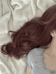 Pinkish Brown Hair, Cherry Brown Hair, Wine Hair Color, Hair Color Asian, Beige Hair, Korean Hair Color, Wine Hair, Brown Hair With Blonde Highlights, Pretty Hair Color