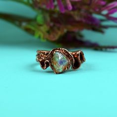 Natural Raw Fire Opal Gemstone Handmade Women New Fashion Antique Ring Jewelry Hades Jewelry, Raw Opal Ring, Raw Crystal Ring, Free Stuff By Mail, Raw Opal, Antique Ring, Opal Ring, Raw Crystal, Crystal Rings