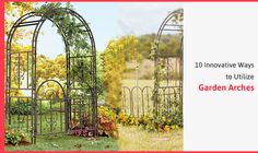 10 Innovative Ways to Utilize Garden Arches Wedding Arches Outdoors, Wedding Arch Rustic, Outdoor Loungers, Garden Arches, Garden Arbor, Outdoor Beds, Open Sky, Enjoy The Sunshine