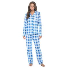 Soft and lightweight Rayon Knit Pajamas in a fun prints and patterns, coziest pajamas you'll ever own. Features Button down closure with notch collar, matching easy pull on pajama pants with elastic waistband for added comfort, These pj's offer comfortable straight fit perfect for sleeping or curling up on the couch to watch a movie.Please use our size chart to determine which size will fit you best, if your measurements fall between two sizes we recommend ordering a larger size as most people p Knit Pajamas, Long Pajama Pants, Night Pajama, Silky Pajamas, Silk Pajamas Women, Plaid Pajama Pants, Plus Size Pajamas, Cozy Pajamas, Soft Pajamas