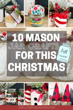 the top ten mason jar crafts for this christmas season