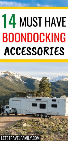 Boondocking Essentials, Dry Camping Hacks, Rv Essentials, Boondocking Rv, Boondocking Camping, Rv Camping Trips, Rv Motorhomes