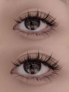 Eyelash Extensions Manga Lashes, Perfect Eyes Aesthetic, Lashes 2023 Trend, Manga Style Eyelashes, Douyin Makeup Lashes, Managua Lashes, Eye Lashes Styles, Douyin Makeup Eyelashes, Manga Style Lash Extensions