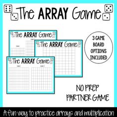 the array game with three options to play