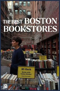 Whether you're a seasoned reader, a certified bookworm, or just seeking the perfect gift, Boston's bookstores offer a haven for literary enthusiasts and are a great opportunity to visit a local boston bookshop and support creatives. Discover some unique bookshops in Boston during your trip to Boston. 
​Photo Credit @mathisellanes Boston Shopping, Boston Attractions, Boston Neighborhoods, Boston Museums, Author Event, Newbury Street, Visiting Boston, Boston Things To Do, Book Cafe