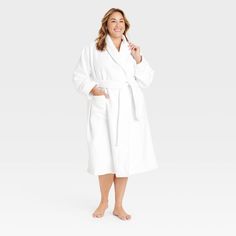 Kick back and lounge in luxurious comfort with the Terry Robe from Auden™. Made from heavyweight knit fabric, this long-sleeve robe features a shawl collar for an elegant touch. The open-front design and adjustable belt let you choose how you want to relax in this comfortable terry robe, which is great for lazy mornings and your pre-bedtime routine. Auden™: Comfort true to every shape & hue. Terry Robe, Lazy Morning, One Piece Clothing, One Piece Pajamas, Shipt Shopper, Bedtime Routine, Adjustable Belt, Shawl Collar, Front Design