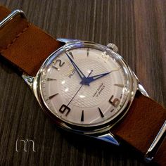 HMT Pilot Watch Hmt Watch, Dream Watches, Pocket Watches, Leather Watch Bands, Wrist Watches