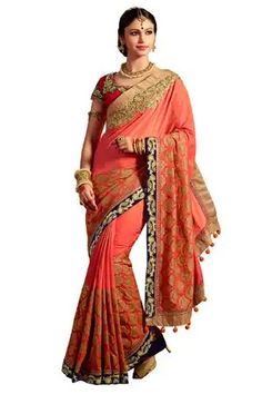 Coral Saree, Bollywood Designer Sarees, Sarees For Women, Indian Sarees Online, Online Saree, Saree Shopping, Saree Dress