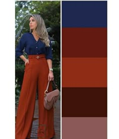 Dress Outfits Hijab, Outfits Color Combos, Retro Dress Outfits, 3 Color Combos, Outfit Color Combos, Autumn Color Palette Fashion, Ali G, Outfits Hijab