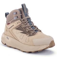 Sand 6 Inch Waterproof Outdoor Hiking Boots with VIBRAM® Outsole  OC21035 - Rock Rooster Footwear Inc Hiking Boots Fashion, Boots Outfit Men, Outdoor Girls, Waterproof Hiking Boots, Hiking Outfit, Nubuck Leather, Outdoor Hiking, Boots Outfit, Outdoor Outfit