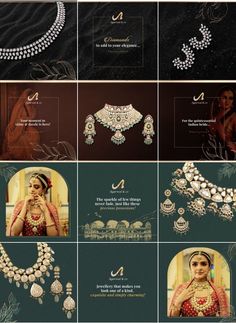 Jewellers Instagram Grid, Indian Jewellery Instagram Layout, Jewellery Polls Instagram, Jewellery Magazine Cover, Jewellery Instagram Grid Layout, Jewellery Creatives For Social Media, Jewellery Logo Design Ideas Aesthetic, Jewellery Social Media Grid