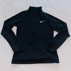 Nike Pro Womens Brushed Thermal Half Zip Mock Neck Long Sleeve Shirt Size Small Excellent Condition! Cut Off The Tags But Never Worn So This Is In Like New Condition. Also Selling The Matching Nike Pro Thermal Leggings, Check Out My Other Listing If Interested. Nike Pro Long Sleeve, Nike Clothes Women, Track Essentials, Nike Women Outfits, Love Fitness Apparel, Nike Clothes, Nike Half Zip, Nike Clothing, Thermal Leggings