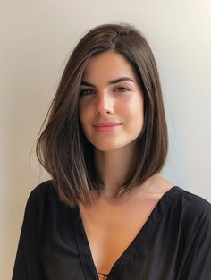 Explore versatile long bob haircuts for women with straight, curly, and thick hair. Mid Length Hair Thick Hair Straight, Lob Haircut With Side Part, Shoulder Length Bob Side Part, Classic Lob Haircut, Mid Length Bob Hairstyles For Thick Hair, Medium Haircut 2024, Long Bob Haircuts 2025, Long Bob Haircuts Side Part, Long Bob Wavy Hair Natural