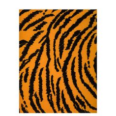 an orange and black tiger print background