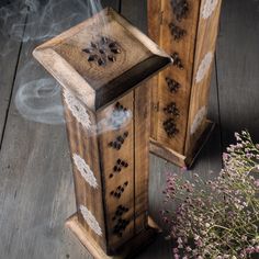 Handmade in India from Mango Wood which is both sustainable and environmentally friendly, this decorative incense tower comes with incense sticks included. Read more... The Glow, Incense Sticks, Mango Wood, Namaste, Incense, Environmentally Friendly, Scents, Hand Made, Mango