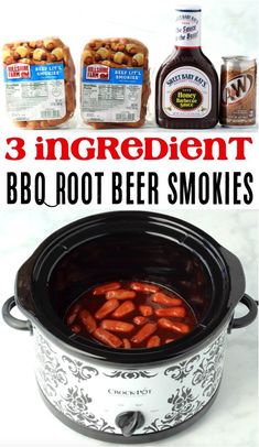 Smokies In Crockpot, Bbq Smokies, Crock Pot Little Smokies, Mac And Cheese Rezept, Crockpot Little Smokies, Multicooker Recipes, Easy Swedish Meatball Recipe, Mexican Dip Recipes, Little Smokies Recipes