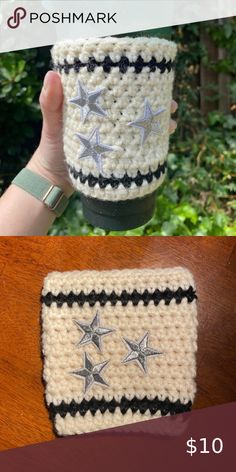 Taylor Swift Folklore Coffee Cozy Crochet 臨 Crochet Taylor Swift Stuff, Taylor Swift Eras Crochet, Taylor Swift Knitting Pattern, Taylor Swift Crochet Keychain, Taylor Swift Sewing Projects, Taylor Swift Crochet Ideas, Taylor Swift Crochet Pattern, Taylor Swift Inspired Crochet, Folklore Crochet