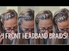 Headband Braid Hairstyles, Dutch Lace Braid, Headband Braids, Braid Front Of Hair, Softball Hair, Braided Headband Hairstyle, Braids Short, Twisted Braid, Hairstyle Braids