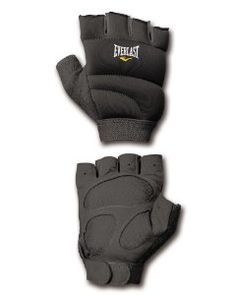 a pair of black gloves sitting on top of each other