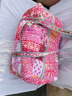 Roller Rabbit Sleepover Bag, Patchwork Duffle Bag, Quilted Overnight Bag, Quilted Weekender Bag, Coquette Duffle Bag, Preppy Duffle Bag, Cute Duffel Bags, Small Things To Sew, Christmas Wishlist 2024