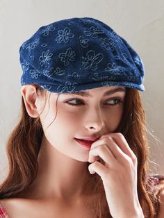 Composition : cotton 100%Color : Dark blueCountry of Origin : Republic of Korea Blue Cotton Hat With Short Brim, Navy Spring Cap, Winter Navy Cotton Hat, Navy Cotton Winter Hat, Spring Denim Blue Cotton Hat, Navy Cotton Hat For Spring, Blue Cotton Flat Cap, Shopping Korea, Hunting Caps