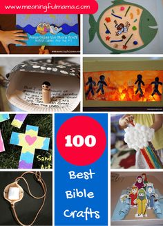 the top 100 best bible crafts for kids