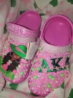 Please leave size needed in seller notes. Patches are subject to availability. Please be aware of size when ordering as there are no refunds on custom orders Aka Crocs, Aka Bling Crocs, Custom Made Crocs, Pink Bling Crocs, Green Bedazzled Crocs, Aka Apparel, Red Perfume, Painted Shoes Diy, Crocs Fashion