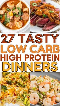 35+ Budget-Friendly and Simple Family Meals High Protein Low Carb Meals Dinners, High Protein Dinners Healthy, High Protein Low Carb Dinner, Low Carb High Protein Dinner, High Protein Low Carb Meals, Keto Lazy, High Protein Low Carb Recipes Dinner, Low Carb Dinner Ideas, Prep Dinners