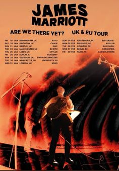 james marriot are we there yet? uk & eu tour poster