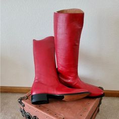 In Really Good Condition Like New! Handmade Leather Top And Bottom, Leather Lining. Comes In Original Box Marked 7e Don Quixote, Handmade Leather, Leather Top, Leather Handmade, Cowboy Boots, Original Box, Men's Shoes, Shoe Boots, Cowboy