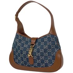 Gucci Jackie Denim Shoulder Bag Blue Width Approx. 28cm Height Approximately (Median) 18cm Depth Approx. 4cm Denim Shoulder Bag, Bags Gucci, Denim Shoulder Bags, Gucci Handbags, Gucci Bags, Blue Bags, Gucci Bag, Purses And Handbags, Color Blue