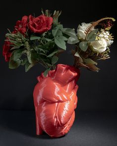 "📐 Size: Small (3\"x3\"x4.5\") / large (6\"x5.5\"x9\") Inches ❤️ Heart of Stone (Or Plastic): \"Created from sturdy PLA plastic, this heart can withstand some serious stabs but remember, it's a heart, and hearts deserve care. Handle it gently and it'll serve you a long, heart-warming time.\" ❤️ A Heartfelt Purchase: \"Sure, you could buy a normal, boring vase. But why be normal when you can have an actual realistic heart on your table? Plus, we've got a color for every mood and decor theme. So, go ahead, color your heart out!\" 🎁 Gift from the Heart: \"What better way to say 'I truly care' than gifting a heart? Perfect for anyone with a heartbeat, this vase is sure to add a pulse to their decor and a smile to their face.\" ❤️ Bag Your Heart: \"Don't leave your heart in our store, add thi Chrome Heart Vase, Anatomical Heart Vase, 3d Printed Heart, Realistic Heart, Heart Shaped Vase, Artistic Decor, Heart Vase, Vase Unique, 3d Printing Art