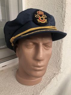 Vintage Very Rare Peaked Belgium Customs Inspector Visor Cap Hat Size 56 Antique Saymore Antique Very Rare Vintage Uniform Visor Hat Peaked Cap Unique Amazing For collectors  Do not Hesitate to contact us before and after purchase. We accept payments only via Ebay. Vintage Adjustable Visor Fitted Hat, Val Kristopher, Faded Vintage Cap, Vintage Navy Cap, Vintage Blue Adjustable Baseball Cap, Vintage Navy Cap Hats, Vintage Navy Flat Cap, Navy Vintage Cap Hat, Vintage Uniform