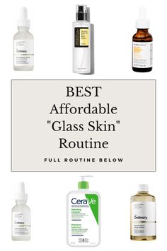 Glass Skin Routine, Skincare Routines, Glow Skin, Affordable Skin Care, Best Skincare Products, Skin Remedies, Skin Care Solutions, Skin Routine, Glass Skin