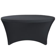 Stretch Spandex 6 ft Round Table Cover Black - Bridal Tablecloth Navy Blue Napkins, Black Round Table, Blue Napkins, Table Overlays, Round Table Cover, Round Tables, Round Table Covers, Tablecloth Sizes, Table Runners Wedding